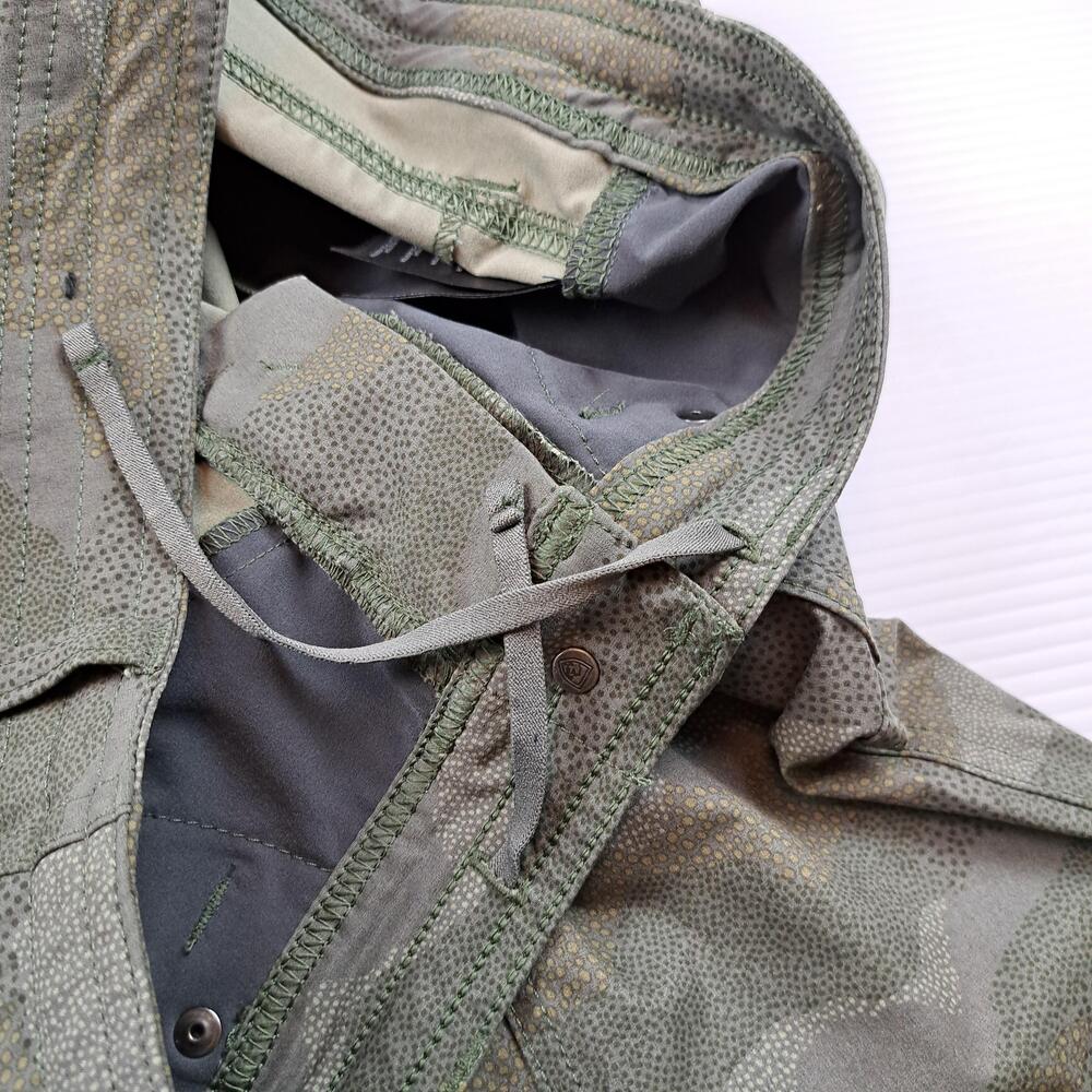 Kuhl Pants Womens 4 Green Camo Cargo Lightweight Hiking Outdoor Travel Trail - Picture 6 of 14